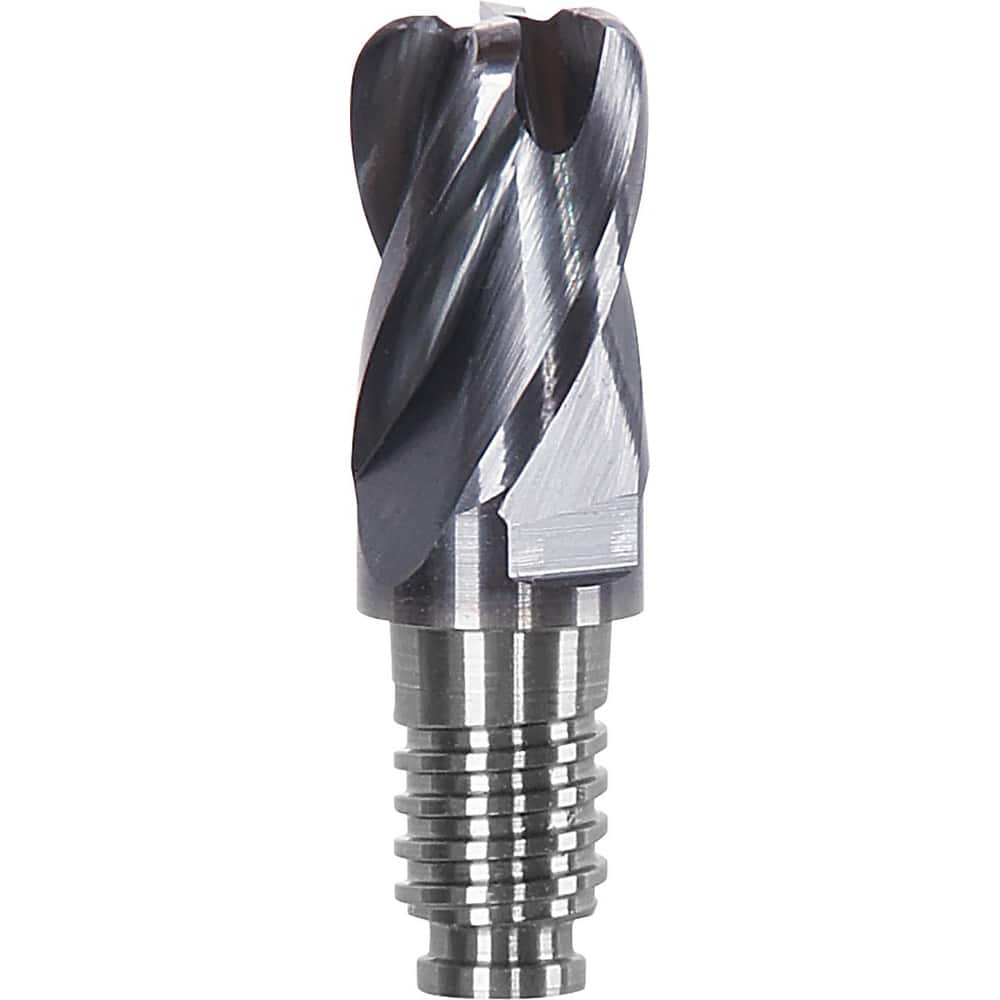 Corner Radius & Corner Chamfer End Mill Heads; Connection Type: Duo-Lock 20; Centercutting: Yes; Flute Type: Helical; Series: Haimer Mill; Number Of Flutes: 4; Overall Length: 1.57