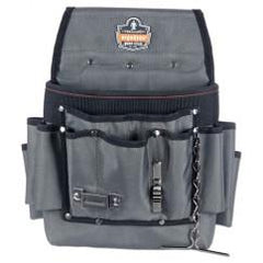 5548 GRAY ELECTRICIAN'S POUCH-SYNTH - Exact Industrial Supply