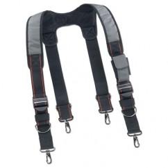 5560 GRAY PADDED TL BELT SUSPENDERS - Exact Industrial Supply
