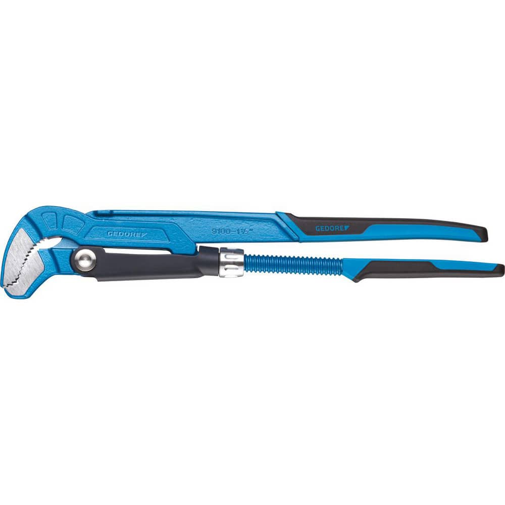 Elbow Pipe Wrench: Chrome Vanadium Steel 2″ Max Pipe Capacity