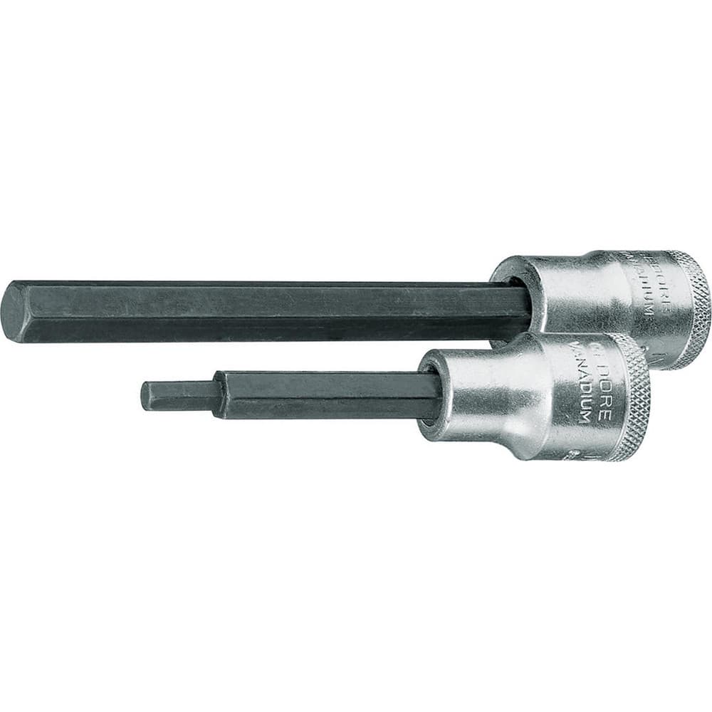 Hand Hex & Torx Bit Sockets; Socket Type: Non-Impact; Bit Length: 142 mm; Insulated: No; Tether Style: Not Tether Capable; Material: Vanadium Steel; Finish: Chrome-Plated; Standards: DIN 7422; Non-sparking: No; Overall Length: 180.00