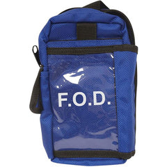 Tool Bags & Tool Totes; Closure Type: Hook & Loop; Zipper; Material: Vinyl; Overall Width: 4; Overall Depth: 2 in; Overall Height: 7.5 in; Color: Blue; Number Of Pockets: 3.000