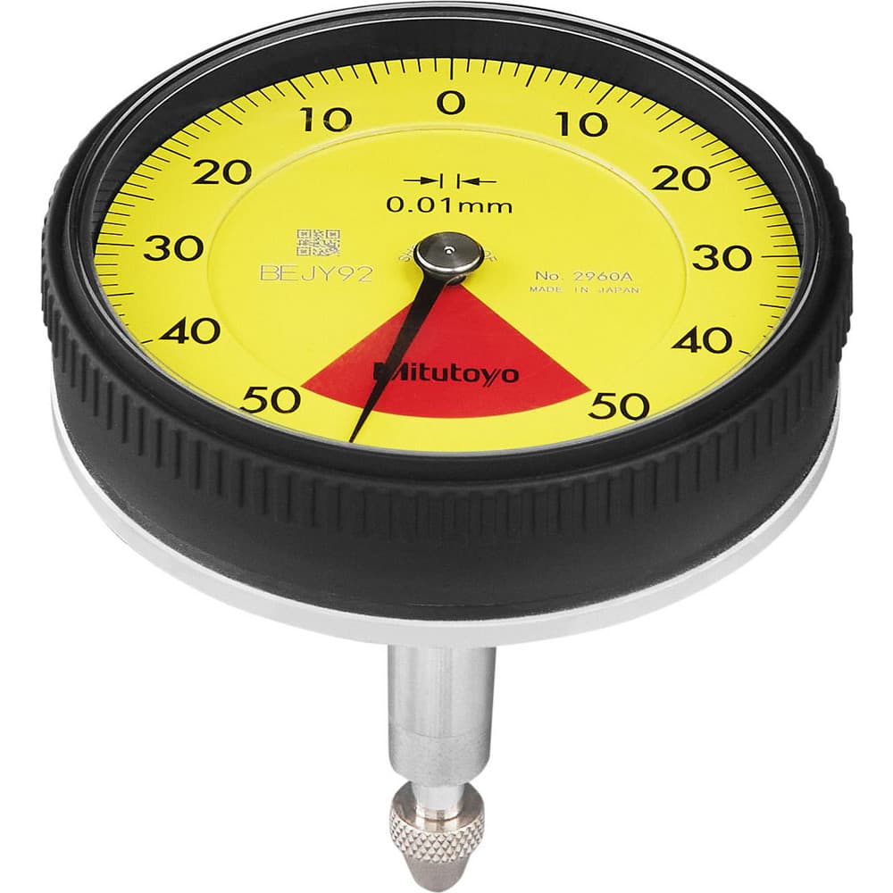 1mm Range, 50-0-50 Dial Reading, 0.01mm Graduation Dial Drop Indicator 57mm Dial, 1.27mm Range per Revolution, 0.014mm Accuracy