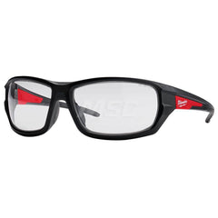 Safety Glass: Anti-Fog & Anti-Scratch, Plastic, Clear Lenses, Full-Framed Black Frame, Traditional