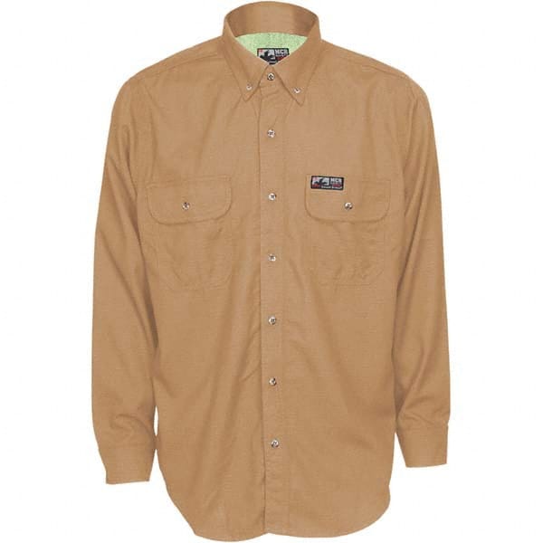 MCR Safety - Shirts Garment Style: Button Down Garment Type: Flame Resistant/Retardant - Exact Industrial Supply