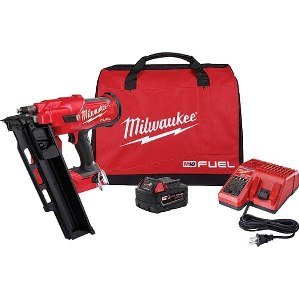 Milwaukee Tool - Cordless Nailers Fastener Type: Framing Nailer Nail Length (Inch): 2 - 3-1/2 - Exact Industrial Supply