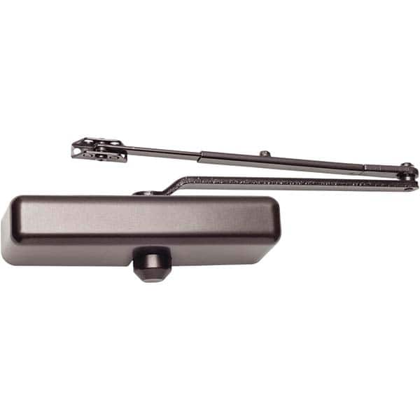 Falcon - Manual Dampers Type: Regular Arm Closer Body Length: 13.6 (Decimal Inch) - Exact Industrial Supply