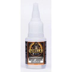 GorillaPro - 20 g Squeeze Bottle Clear Instant Adhesive - Exact Industrial Supply