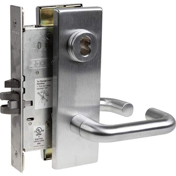 Schlage - Lever Locksets Type: Entry Door Thickness: 1-3/4 - Exact Industrial Supply