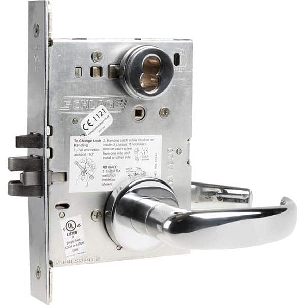 Schlage - Lever Locksets Type: Office Door Thickness: 1-3/4 - Exact Industrial Supply
