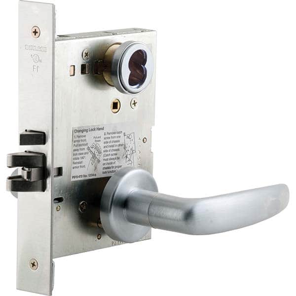 Schlage - Lever Locksets Type: Classroom Door Thickness: 1-3/4 - Exact Industrial Supply