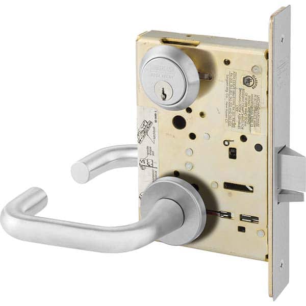Sargent - Lever Locksets Type: Office Door Thickness: 1-3/4 - Exact Industrial Supply