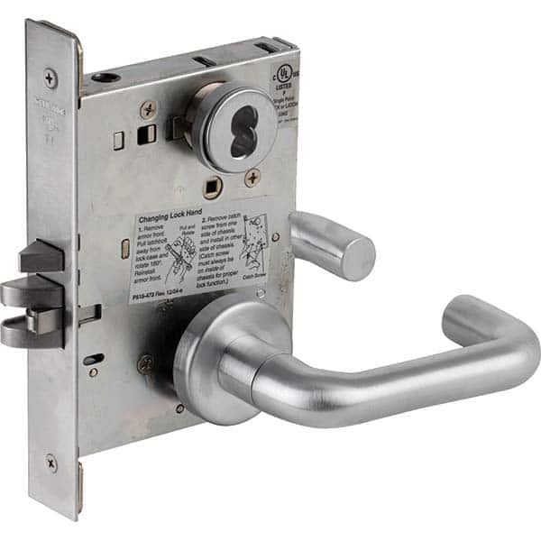 Schlage - Lever Locksets Type: Office Door Thickness: 1-3/4 - Exact Industrial Supply