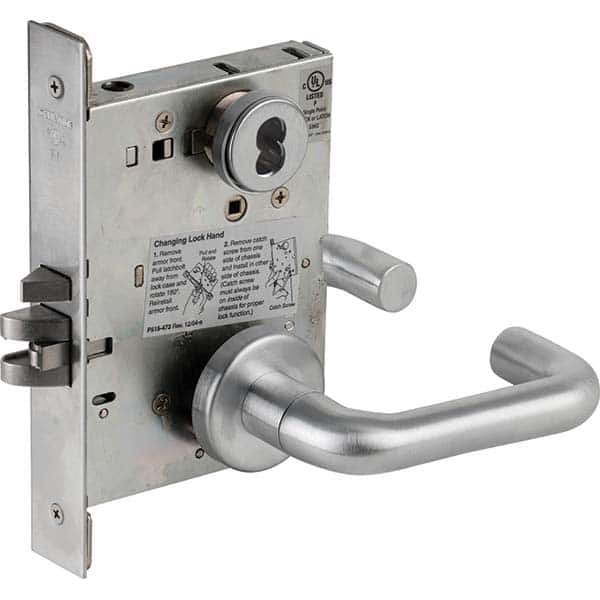 Schlage - Lever Locksets Type: Storeroom Door Thickness: 1-3/4 - Exact Industrial Supply