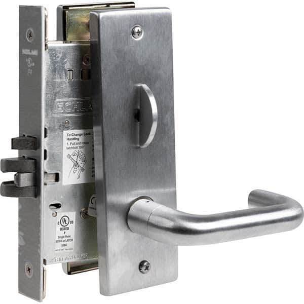 Schlage - Lever Locksets Type: Privacy Door Thickness: 1-3/4 - Exact Industrial Supply