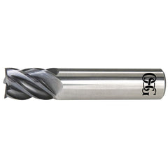 Corner Radius End Mill: 5/8″ Dia, 1-9/16″ LOC, 0.06″ Radius, 5 Flutes, Solid Carbide 3-1/2″ OAL, 5/8″ Shank Dia, 40 ° Helix, EXO Coated, Corner Radius End, Series VGM5