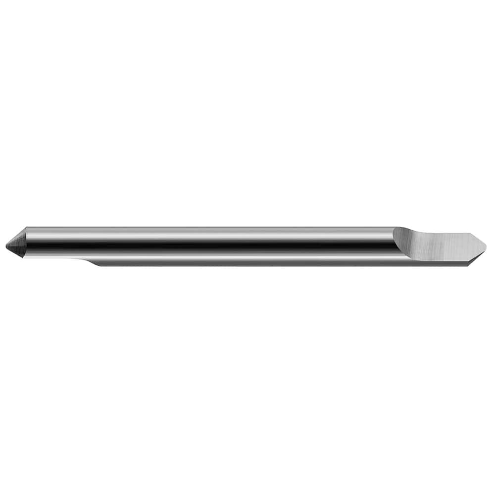 Harvey Tool - 90° 1/8" Diam 2" OAL Tip Radius Engraving Cutters - Exact Industrial Supply