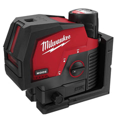 Milwaukee Tool - Laser Levels; Level Type: Cross Line & Plumb Points ; Maximum Measuring Range (Feet): 125 ; Number of Beams: 2 ; Beam Color: Green ; Accuracy: 0.125" ; Description: The MILWAUKEE? M12? Green Cross Line & Plumb Points Laser Kit offers 15+ - Exact Industrial Supply