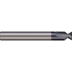 Harvey Tool - 40° 3/32" Cut Diam, 1/16" Cut Width, Solid Carbide Dovetail Cutter - Exact Industrial Supply