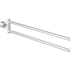 Grohe - Washroom Shelves, Soap Dishes & Towel Holders; Type: Towel Bar ; Material: Metal ; Length (Inch): 21-3/4 ; Width (Inch): 2.75 ; Depth (Inch): 1.377 ; Finish/Coating: Chrome - Exact Industrial Supply