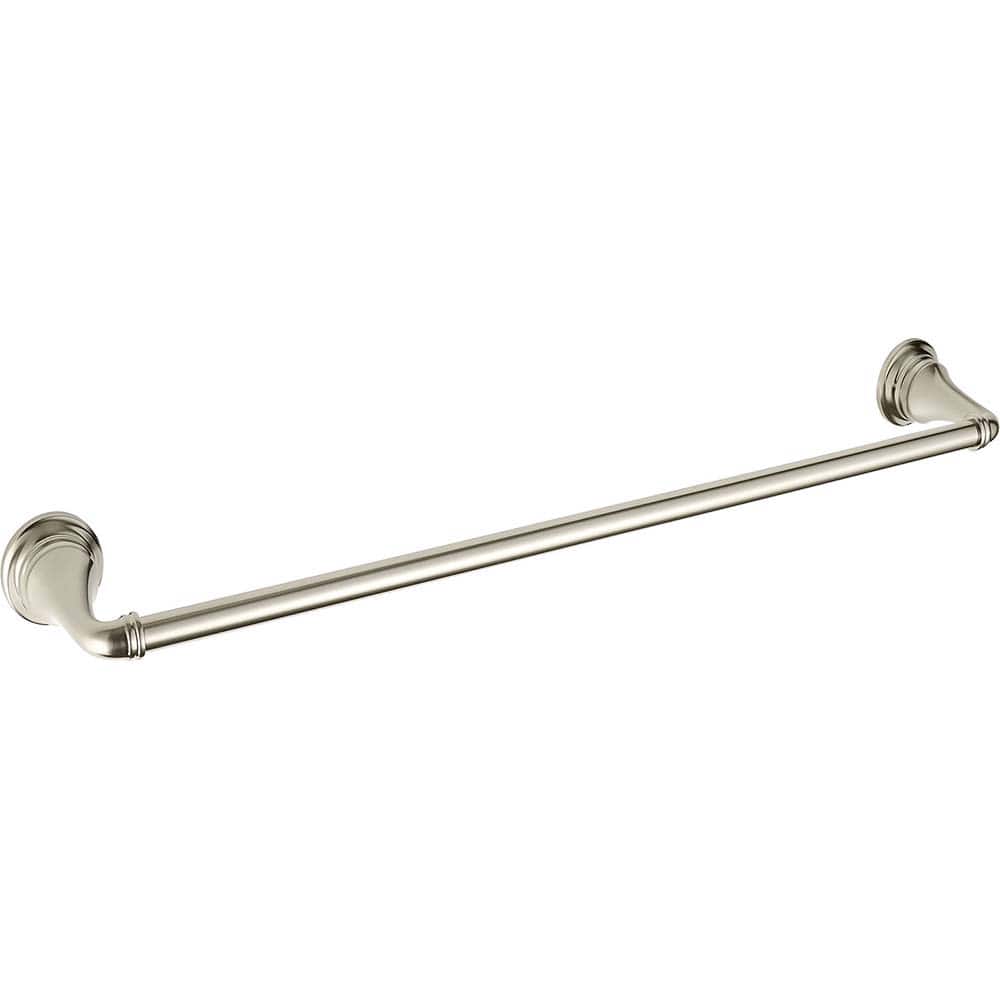 American Standard - Washroom Shelves, Soap Dishes & Towel Holders; Type: Towel Bar ; Material: Metal ; Length (Inch): 18 ; Width (Inch): 2-3/16 ; Depth (Inch): 3.875 ; Finish/Coating: Brushed; Nickel - Exact Industrial Supply