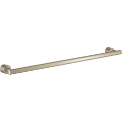 Grohe - Washroom Shelves, Soap Dishes & Towel Holders; Type: Towel Ring ; Material: Metal ; Length (Inch): 24 ; Width (Inch): 1-3/8 ; Depth (Inch): 3.14961 ; Finish/Coating: Brushed; Nickel - Exact Industrial Supply