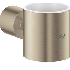 Grohe - Washroom Shelves, Soap Dishes & Towel Holders; Type: Soap Dish/Soap Dispenser Holder ; Material: Metal ; Length (Inch): 20-1/8 ; Width (Inch): 1.2 ; Depth (Inch): 4.01 ; Finish/Coating: Brushed; Nickel - Exact Industrial Supply