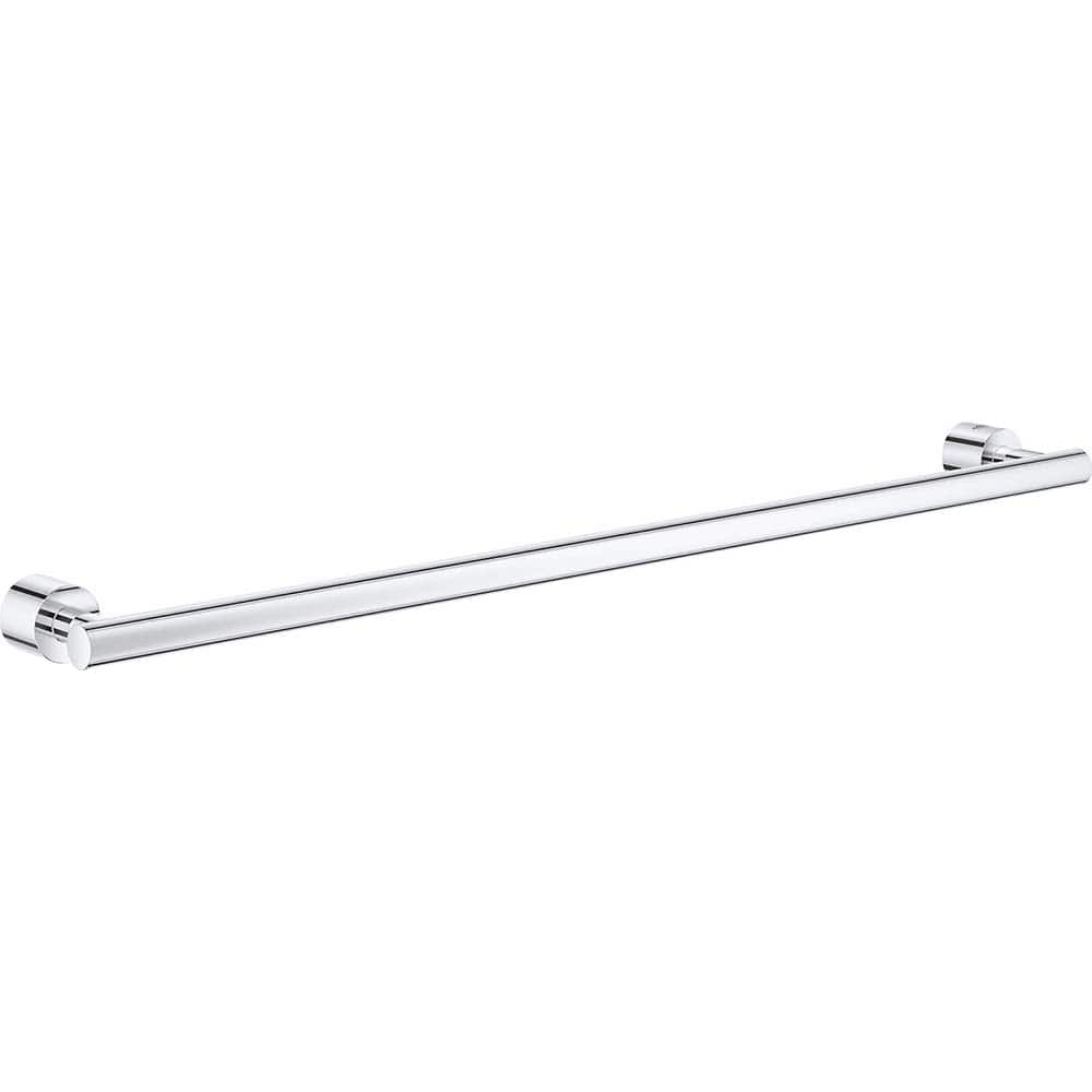 Grohe - Washroom Shelves, Soap Dishes & Towel Holders; Type: Towel Bar ; Material: Metal ; Length (Inch): 24 ; Width (Inch): 3-1/8 ; Depth (Inch): 3.14961 ; Finish/Coating: Chrome - Exact Industrial Supply