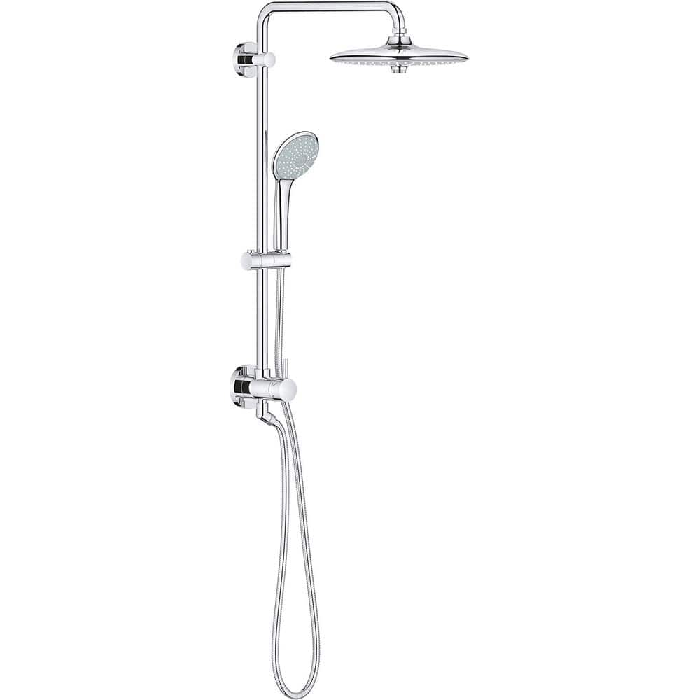 Grohe - Tub & Shower Faucets; Type: Shower System ; Style: Retro-Fit ; Design: Assembled Package ; Material: Metal ; Handle Type: Lever ; Handle Material: Metal - Exact Industrial Supply