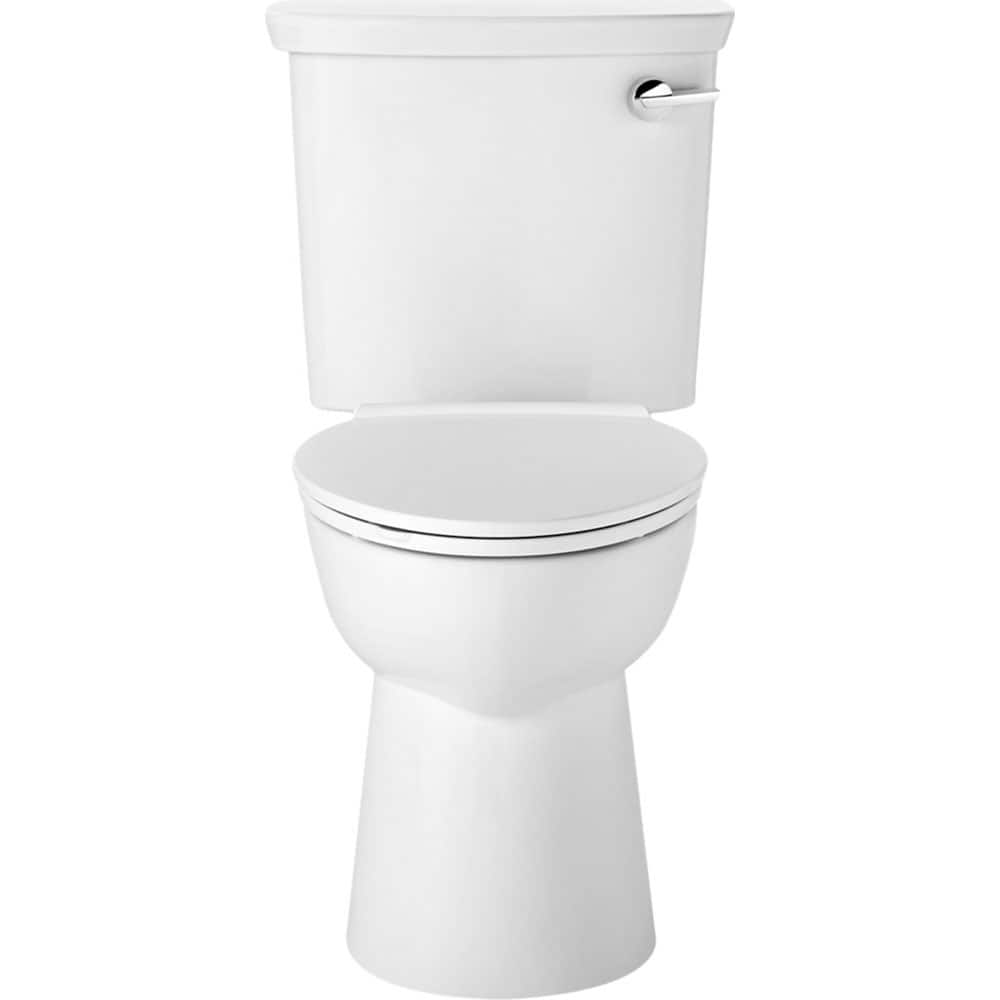 American Standard - Toilets; Type: Two-piece ; Bowl Shape: Elongated ; Mounting Style: Floor ; Gallons Per Flush: 1.28 ; Overall Height: 32.25 ; Overall Width: 17.875 - Exact Industrial Supply