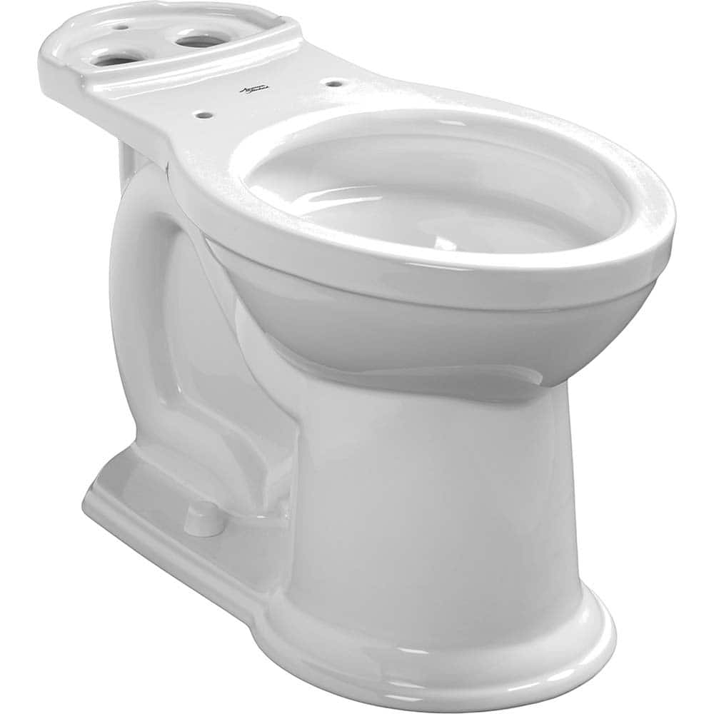 American Standard - Toilets; Type: Bowl only ; Bowl Shape: Elongated ; Mounting Style: Floor ; Gallons Per Flush: 1.28 ; Overall Height: 16.5 ; Overall Width: 14 - Exact Industrial Supply