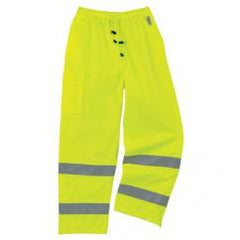 8915 M LIME SUP CLASS E RAIN PANTS - Exact Industrial Supply