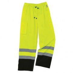 8915BK M LIME BLK BOTT RAIN PANTS - Exact Industrial Supply