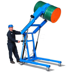 Hydra-Lift Karrier: (1) 55 gal Drum, 1,200 lb Capacity 35″ Wide, 65.375″ Deep, 53.5″ High