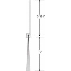 Sweeps & Seals; Product Type: Garage & Dock Door Sweep with Weather Seal; Flange Material: Anodized Aluminum; Overall Height: 6; Bristle Length: 3; Flange Width: 3.0000; Bristle Material: Nylon; Overall Length (Inch): 10.00; Length (Inch): 10.00; Overall