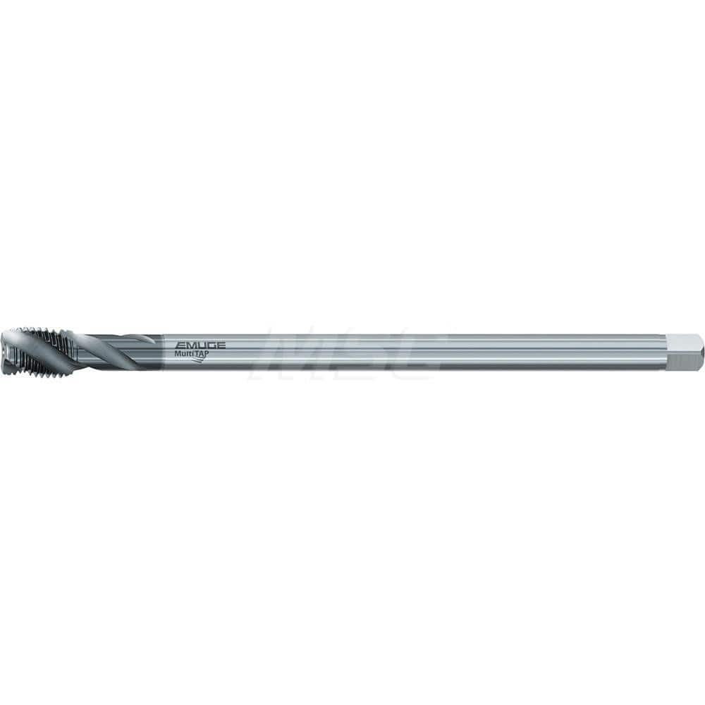 Extension Tap: 1/2-13, 3 Flutes, TiCN Finish, Cobalt, Long Reach 2-3 P, 8.82″ OAL, 0.984″ Thread Length, 2B & 3B Class of Fit