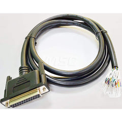 10' Female Serial Connector DB25 Computer Data Cable Flexible, Straight, Shielded