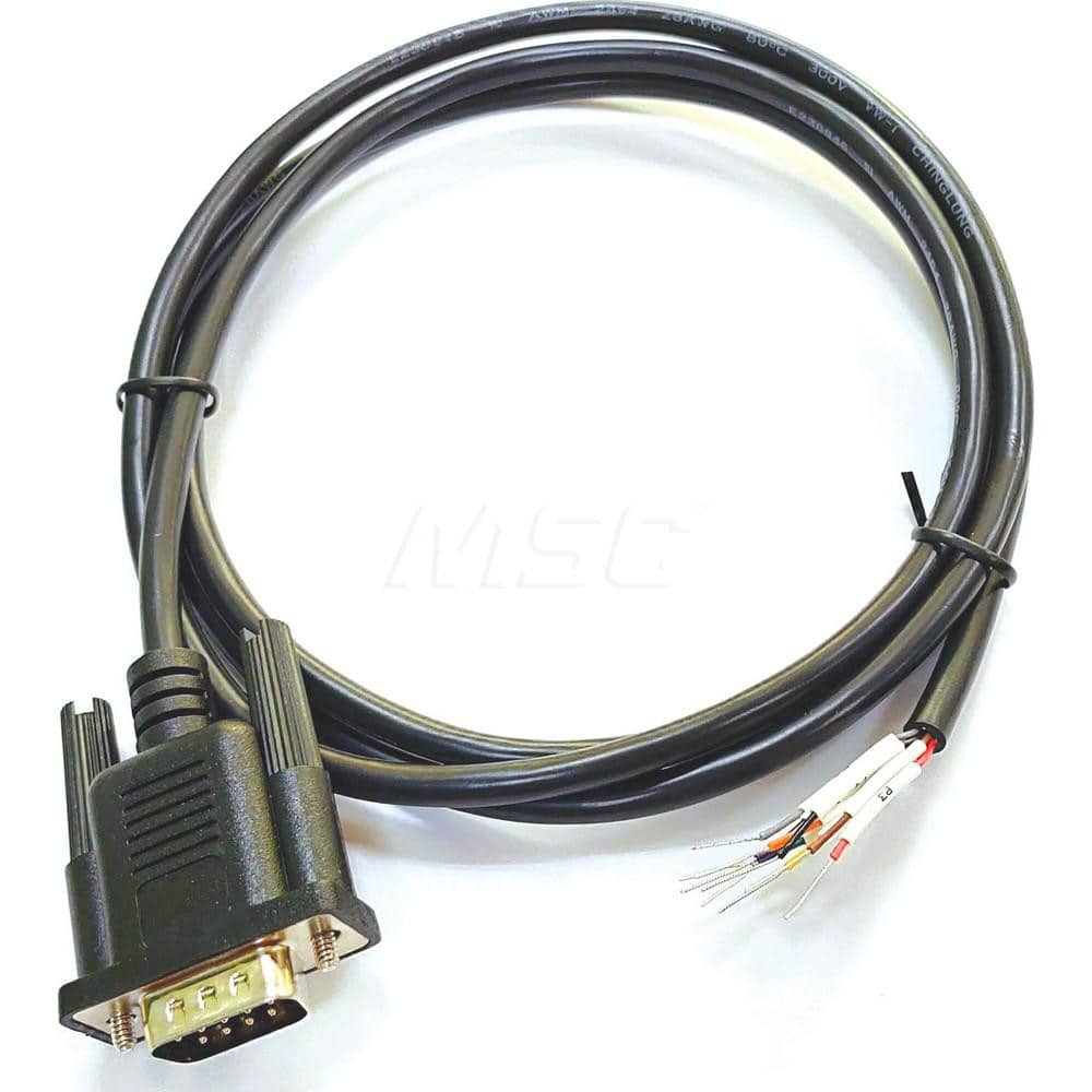 5' Male Serial Connector DB9 Computer Data Cable Flexible, Straight, Shielded