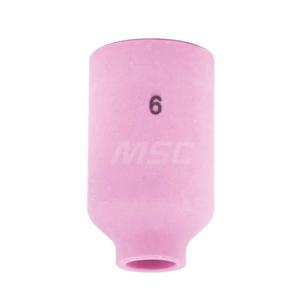 TIG Torch Nozzles; Nozzle Size: #6; For Use With: PTA-26; PTA-17; PTW-18; Standards: 54N16