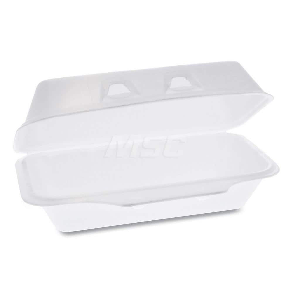 Food Containers; Container Type: Food Storage Container; Shape: Rectangular; Overall Height: 3.13 in; Lid Type: Hinged Lid; Height (Decimal Inch): 3.13 in; Type: Food Storage Container