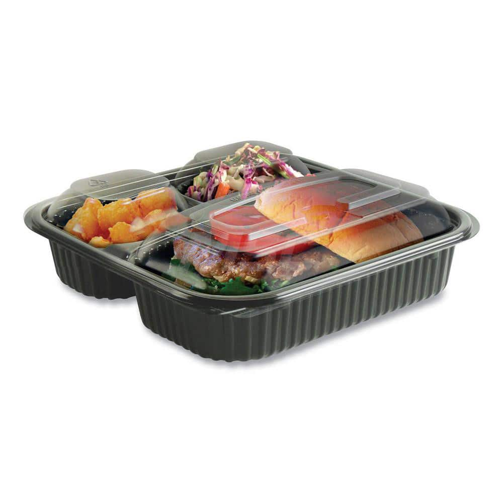 Food Containers; Container Type: Food Storage Container; Shape: Square; Overall Height: 2.5 in; Lid Type: Flat; Height (Decimal Inch): 2.5 in; Type: Food Storage Container