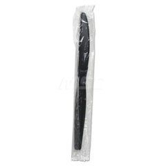 Paper & Plastic Cups, Plates, Bowls & Utensils; Flatware Type: Knives; Material: Plastic; Color: Black; Disposable: Disposable