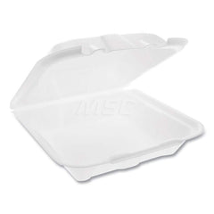 Food Containers; Container Type: Food Storage Container; Shape: Square; Overall Height: 3.25 in; Lid Type: Hinged Lid; Height (Decimal Inch): 3.25 in; Type: Food Storage Container