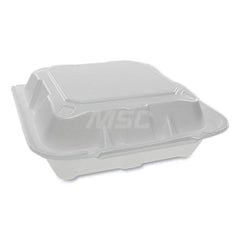 Food Containers; Container Type: Food Storage Container; Shape: Square; Overall Height: 3 in; Lid Type: Hinged Lid; Height (Decimal Inch): 3 in; Type: Food Storage Container