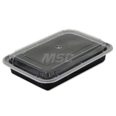 Food Containers; Container Type: Food Storage Container; Shape: Rectangular; Overall Height: 1.5 in; Lid Type: Flat; Height (Decimal Inch): 1.5 in; Type: Food Storage Container