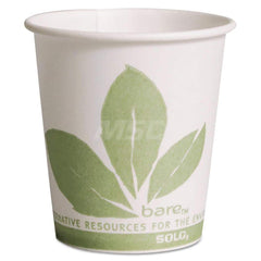 Paper & Plastic Cups, Plates, Bowls & Utensils; Cup Type: Cold; Material: Treated Paper; Color: White; Green; Capacity: 3.000; Capacity: 3.000 oz; For Beverage Type: Cold; Microwave-safe: No; Disposable: Yes