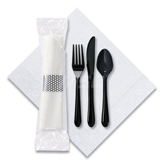 Paper & Plastic Cups, Plates, Bowls & Utensils; Flatware Type: Cutlery; Material: Plastic; Color: Black; Disposable: Disposable