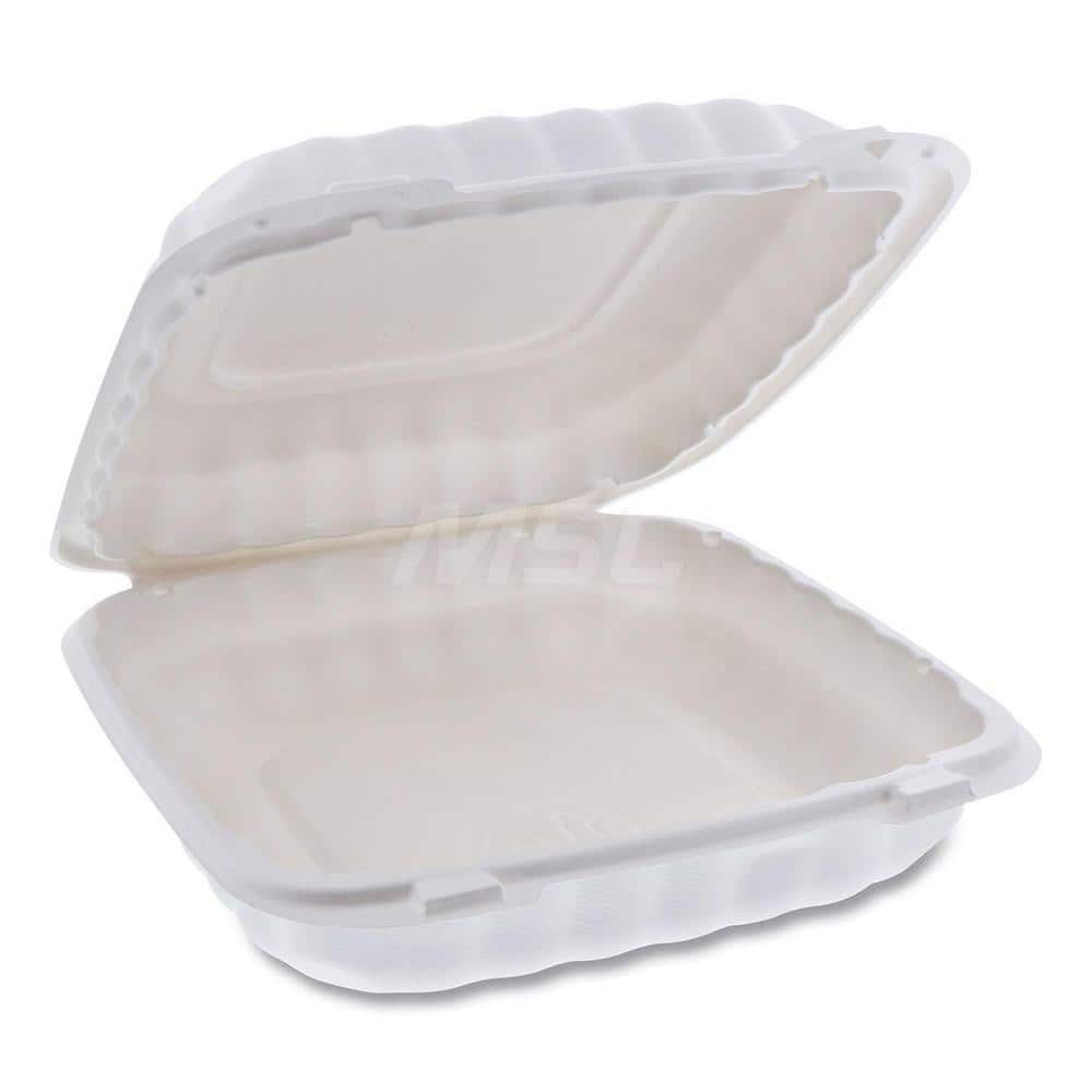 Food Containers; Container Type: Food Storage Container; Shape: Square; Overall Height: 3.1 in; Lid Type: Hinged Lid; Height (Decimal Inch): 3.1 in; Type: Food Storage Container