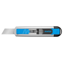 Utility Knife: 5.6299″ Handle Length, Elongated Aluminum Handle