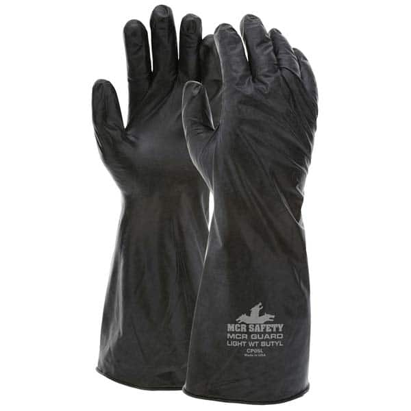 MCR Safety - Chemical Resistant Gloves Material: Butyl Numeric Size: 10 - Exact Industrial Supply